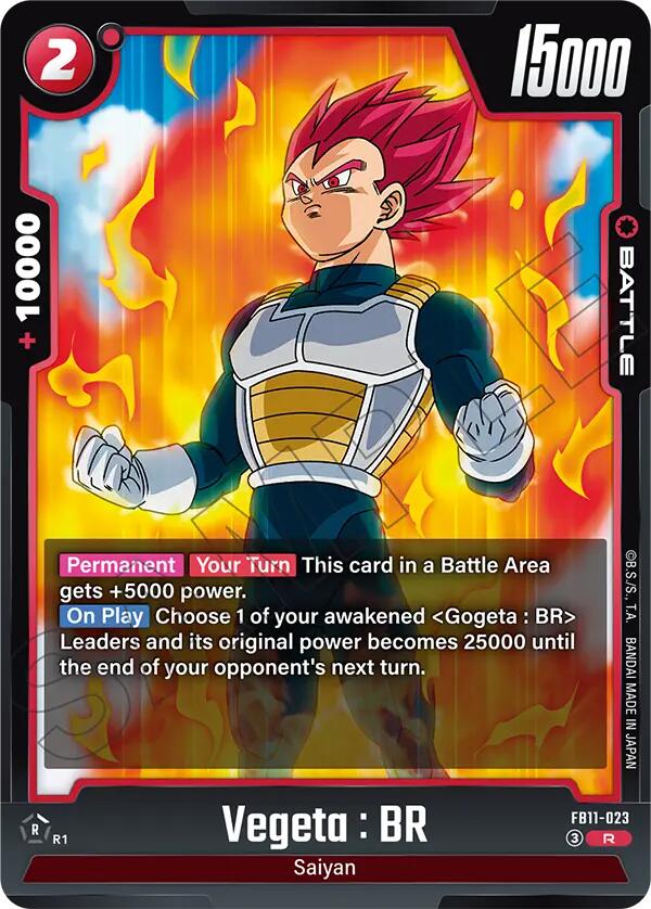 Vegeta : BR FB11-023 [ Inglese / Giapponese ]