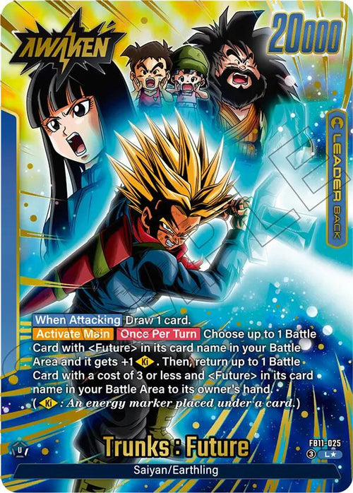 Trunks : Future / Son Gohan : Future /  / Trunks : Future FB11-025 [ Inglese / Giapponese ]