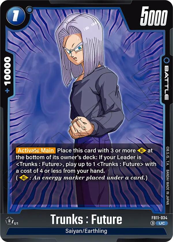Trunks : Future FB11-034 [ Inglese / Giapponese ]