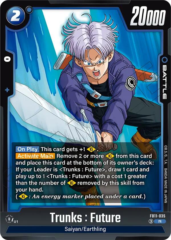 Trunks : Future FB11-035 [ Inglese / Giapponese ]