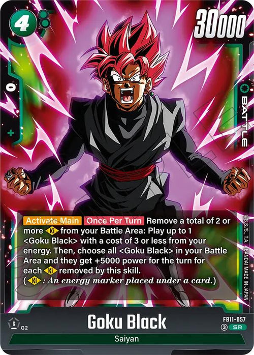 Goku Black FB11-057 [ Inglese / Giapponese ]