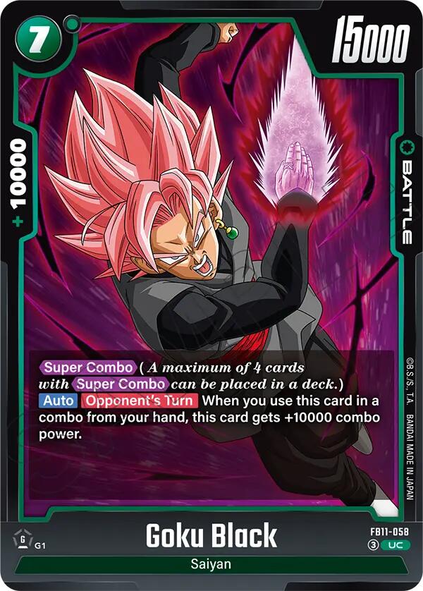 Goku Black FB11-058 [ Inglese / Giapponese ]