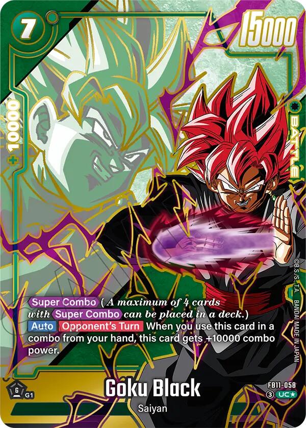 Goku Black FB11-058 [ Inglese / Giapponese ]
