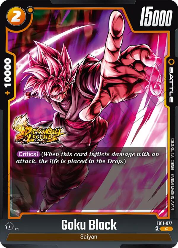 Goku Black FB11-077 [ Inglese / Giapponese ]