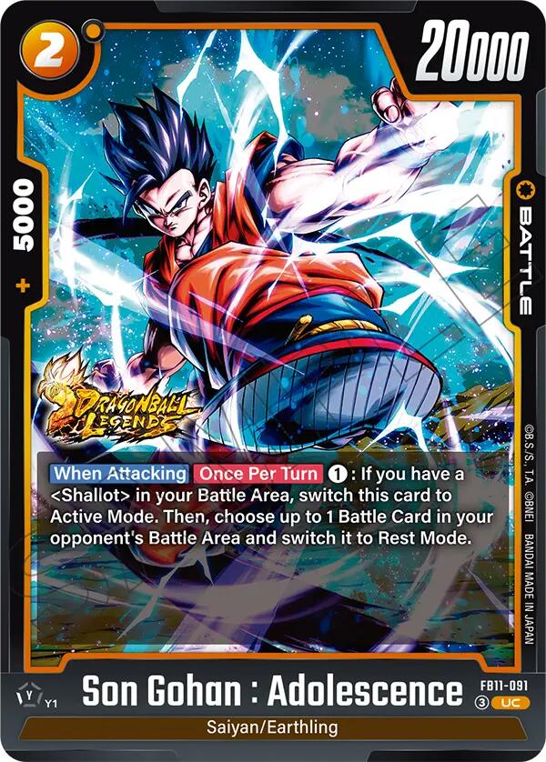 Son Gohan : Adolescence FB11-091 [ Inglese / Giapponese ]