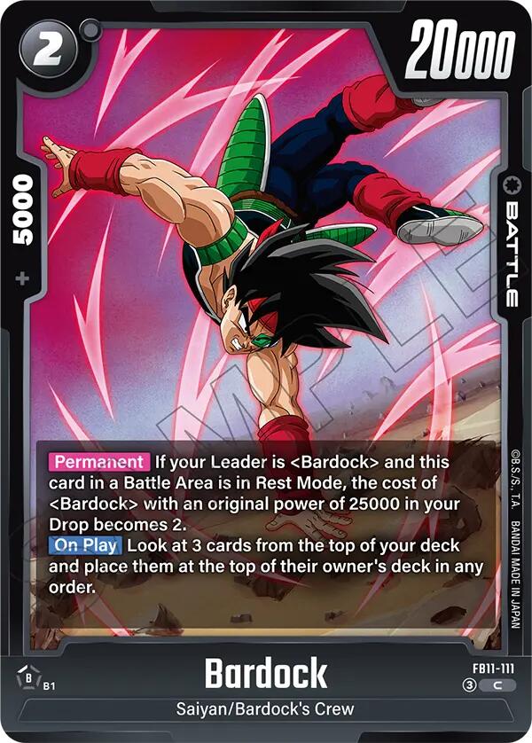 Bardock FB11-111 [ Inglese / Giapponese ]