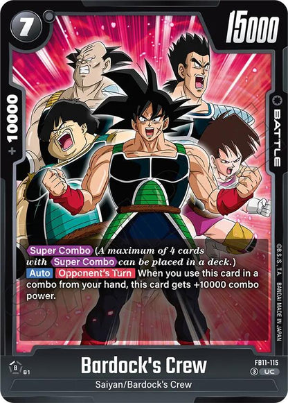 Bardocks Crew FB11-115 [ Inglese / Giapponese ]