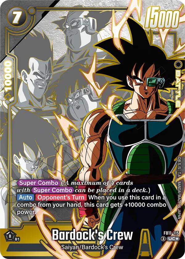 Bardocks Crew FB11-115 [ Inglese / Giapponese ]