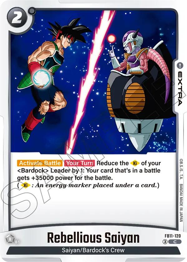 Rebellious Saiyan FB11-120 [ Inglese / Giapponese ]