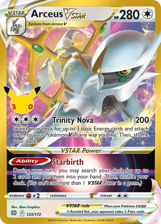 Arceus V ASTRO - Astri Lucenti 123/172 [ Italiano / Inglese ]
