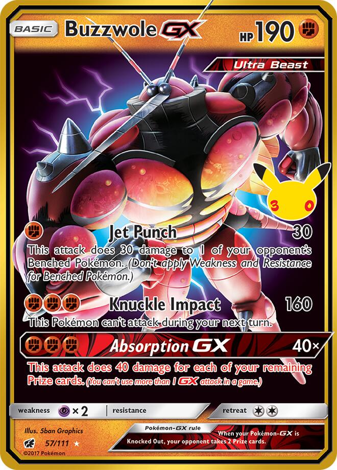 Buzzwole GX - 30° Anniversario 57/111 [ Italiano / Inglese ]