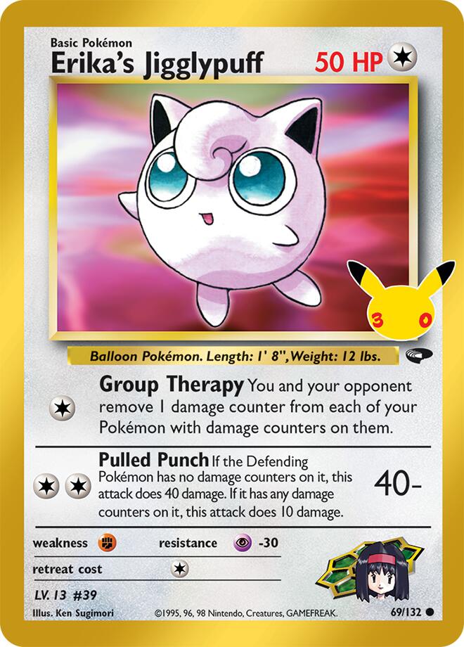 Jigglypuff di Erika - 30° Anniversario 69/132 [ Italiano / Inglese ]