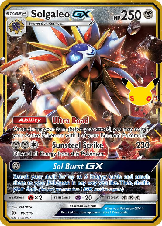Solgaleo GX - 30° Anniversario 89/149 [ Italiano / Inglese ]