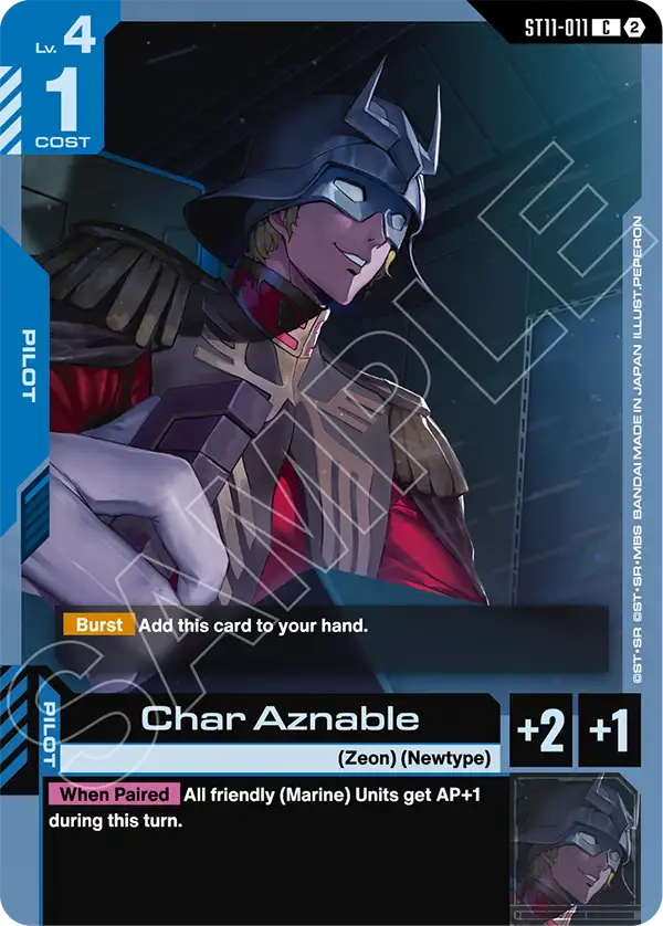 Char Aznable ST11-011 [ Inglese ]