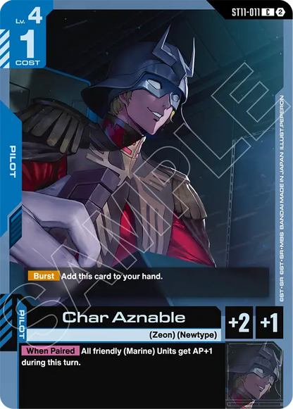Char Aznable ST11-011 [ Inglese ]