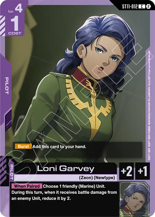 Loni Garvey ST11-012 [ Inglese ]