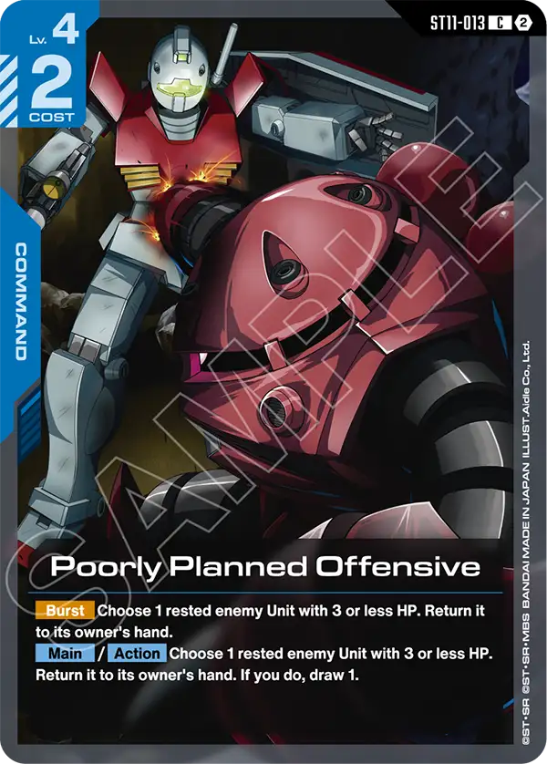 Poorly Planned Offensive ST11-013 [ Inglese ]