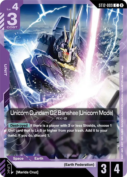 Unicorn Gundam 02 Banshee UNDAM-02 [ Inglese ]