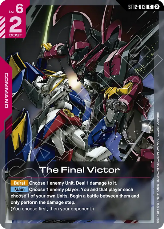 The Final Victor ST12-013 [ Inglese ]