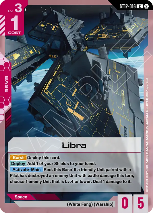 Libra ST12-016 [ Inglese ]