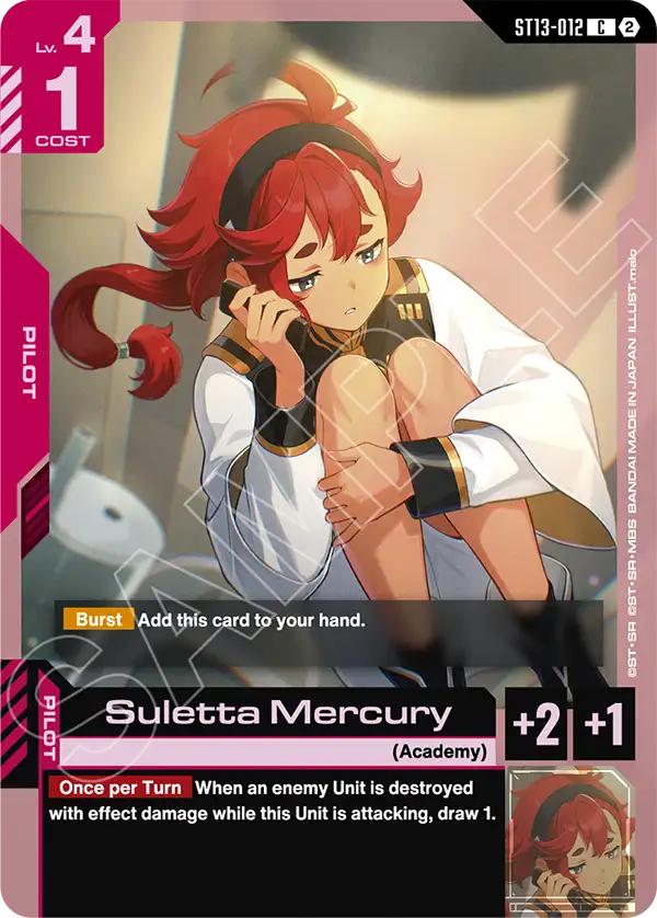 Suletta Mercury ST13-012 [ Inglese ]