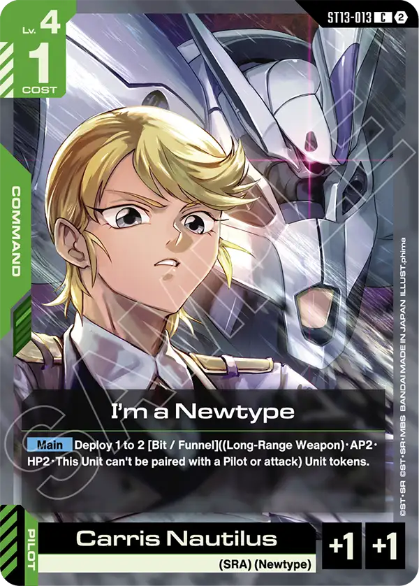 I'm a Newtype ST13-013 [ Inglese ]