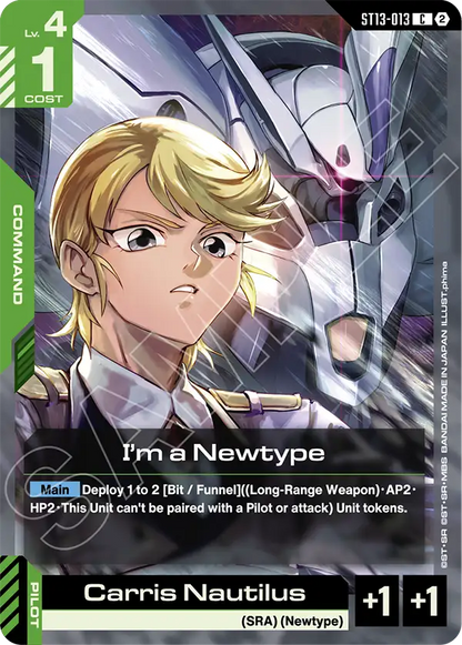 I'm a Newtype ST13-013 [ Inglese ]
