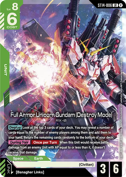Full Armor Unicorn Gundam ST14-006 [ Inglese ]