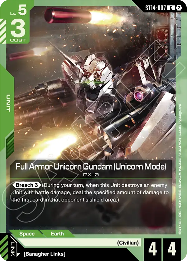 Full Armor Unicorn Gundam ST14-007 [ Inglese ]
