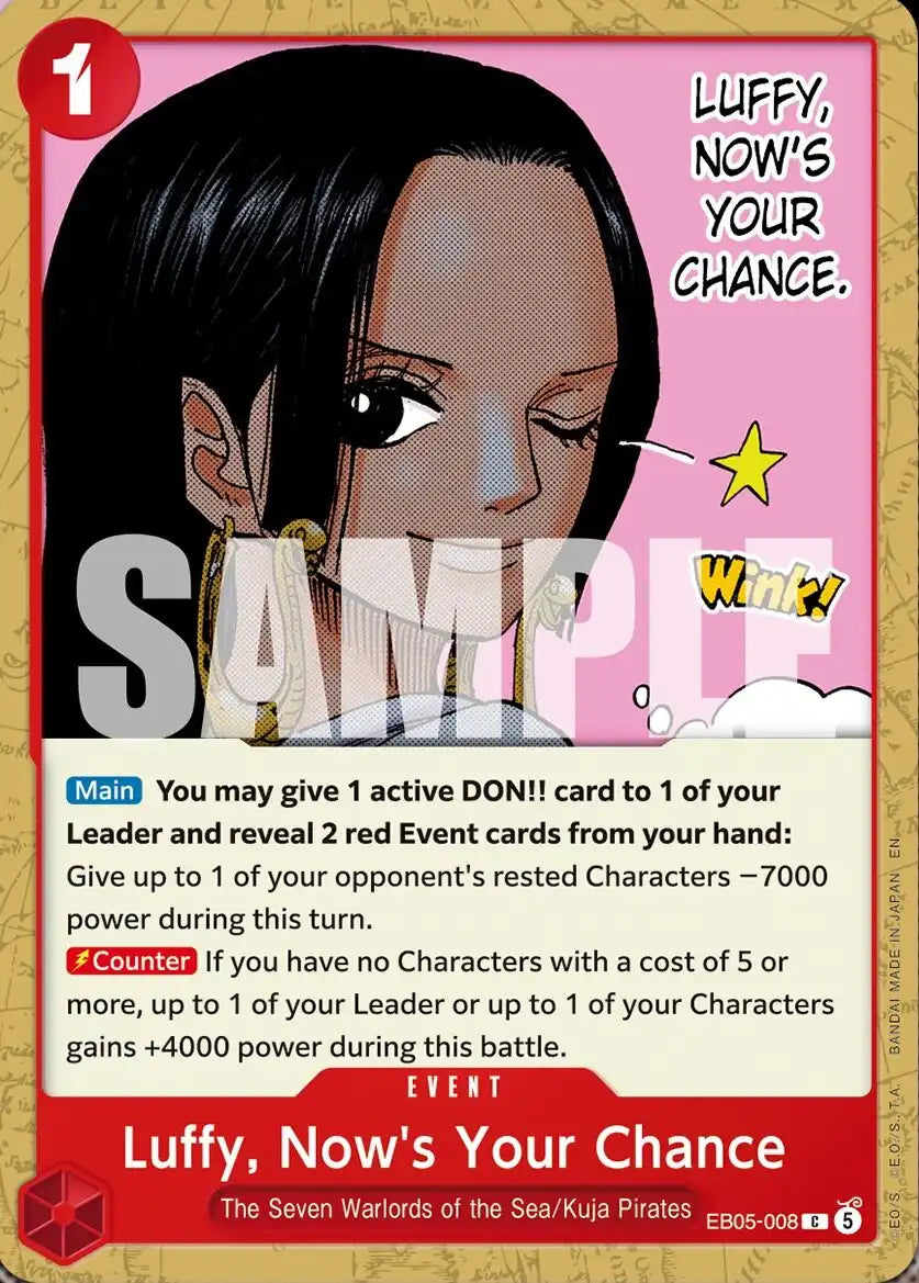 Luffy, Now's Your Chance EB05-008