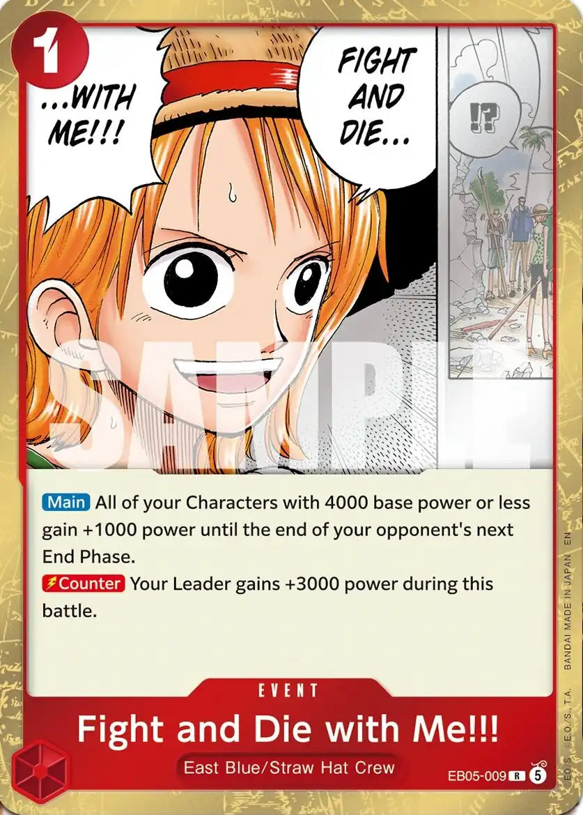 Fight and Die with Me!!! EB05-009 [ Inglese / Giapponese ]