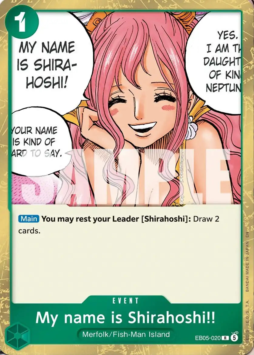 My name is Shirahoshi!! EB05-020 [ Inglese / Giapponese ]