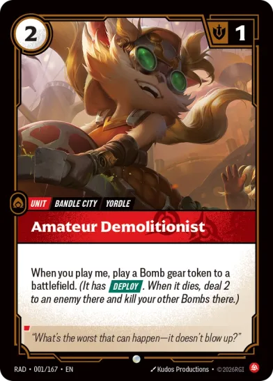 Amateur Demolitionist (Common)