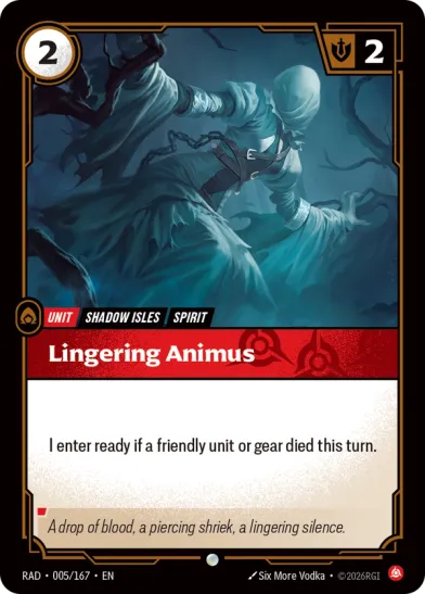 Lingering Animus (Common) [ Inglese / Cinese Semplificato ]