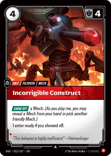 Incorrigible Construct (Uncommon) [ Inglese / Cinese Semplificato ]
