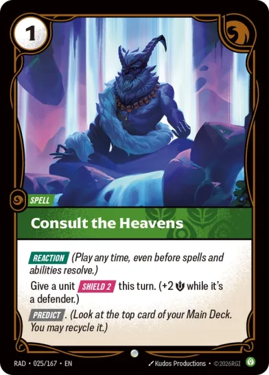 Consult the Heavens (Common)