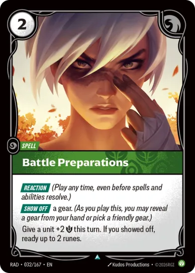 Battle Preparations (Uncommon)