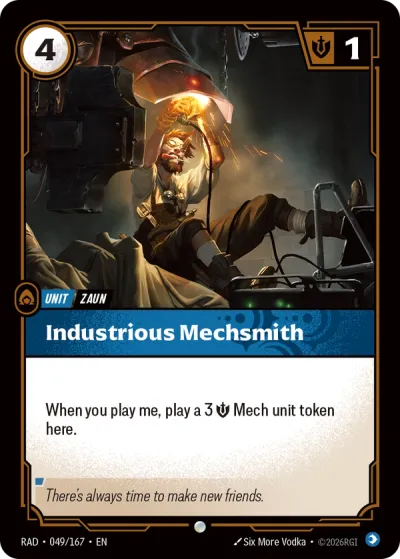 Industrious Mechsmith (Common)