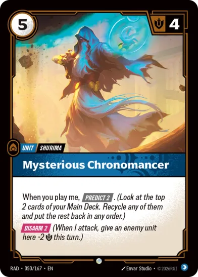 Mysterious Chronomancer (Common)