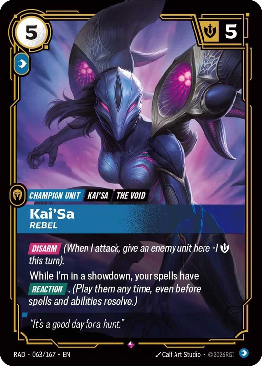 Kai'Sa - Rebel (RARE) [ Inglese / Cinese Semplificato ]