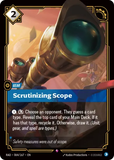 Scrutinizing Scope (RARE)