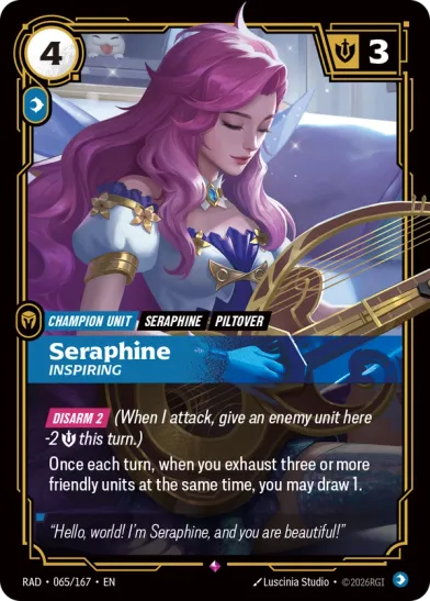 Seraphine - Inspiring (RARE) [ Inglese / Cinese Semplificato ]