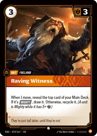 Raving Witness (Common) [ Inglese / Cinese Semplificato ]