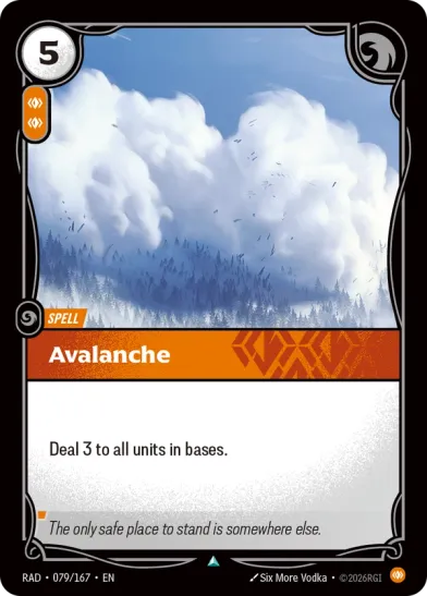 Avalanche (Uncommon) [ Inglese / Cinese Semplificato ]