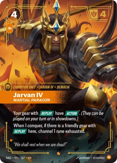 Jarvan IV - Martial Paragon (EPIC) [ Inglese / Cinese Semplificato ]