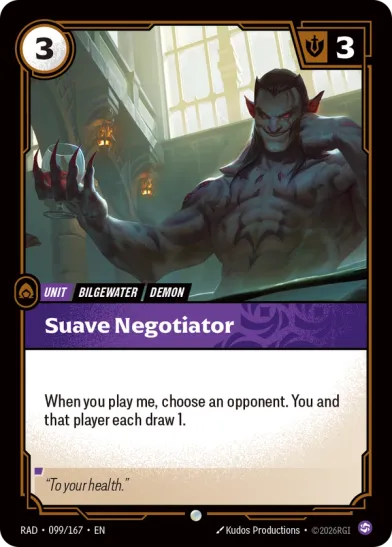 Suave Negotiator (Common)