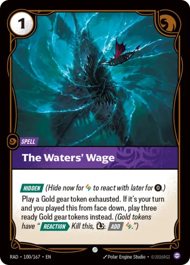 The Waters' Wage (Common)