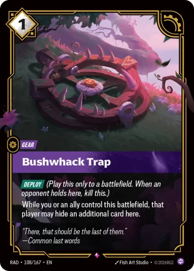Bushwhack Trap (RARE)