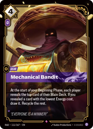 Mechanical Bandit (RARE) [ Inglese / Cinese Semplificato ]