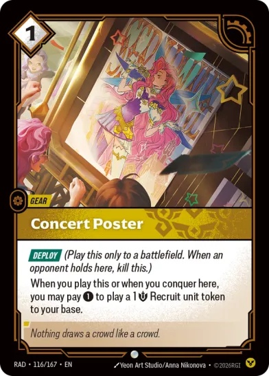 Concert Poster (Uncommon)
